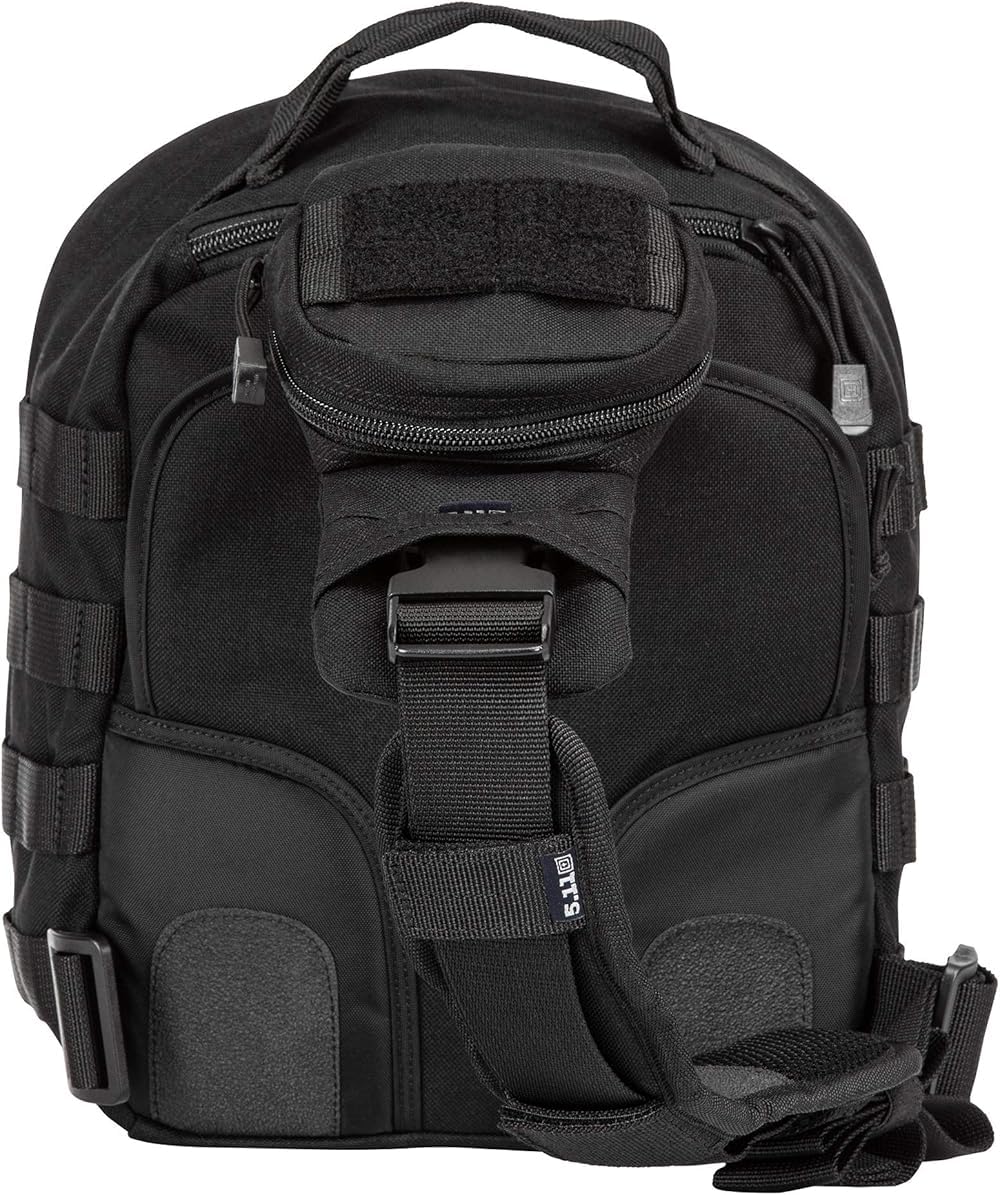5.11 Tactical Sling Bag Pack MOAB 6, Shoulder Crossbody Military Bag, 11L, Black, Style 56963ABR