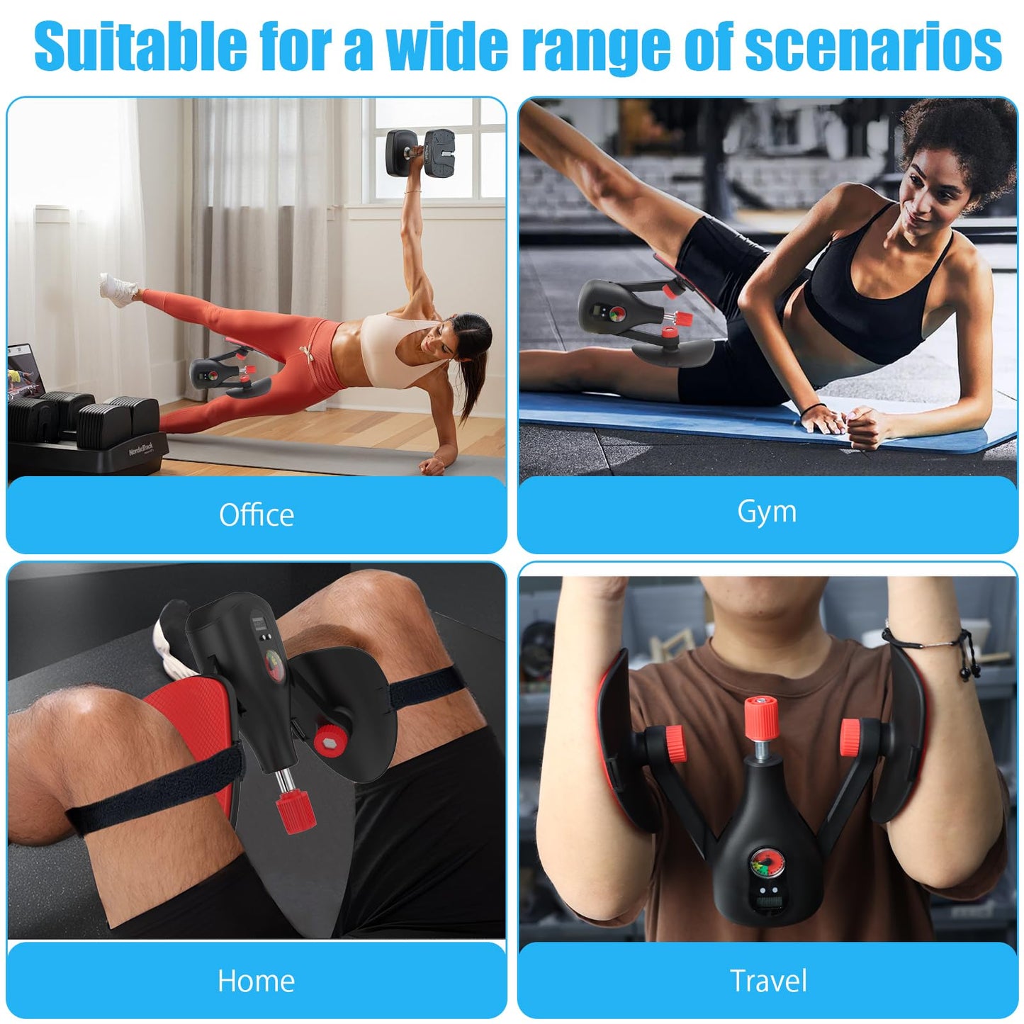Exercise Equipment,0-77lbs Adjustable Resistance Women/Men Kegel Exerciser Pelvic Floor Muscle，Retaining Strap Inner Exerciser ，Postnatal Buttocks Pelvic Floor Strengthening Device