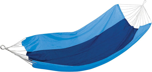 Stansport Malibu Packable Nylon Hammock, Blue/Sky Blue, 85 x 59-Inch