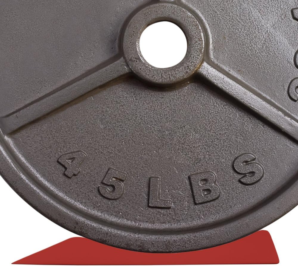 Iron Wedge (1 Pair) - Deadlift Bar Jack Alternative for Efficiently Load and Unload Weight Plates - Ideal for Strength & Fitness Athletes, Cross Training, Powerlifting, Strongman, Bodybuilders