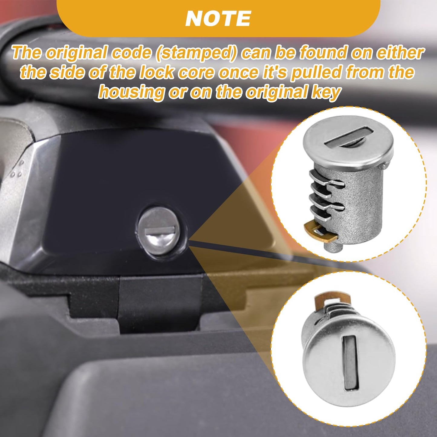 A135 SKS roof Rack Key，Replacement Keys for Yakima SKS Ski,Cargo Box,Roof,Carrier Racks and Crossbars[2 pcs]
