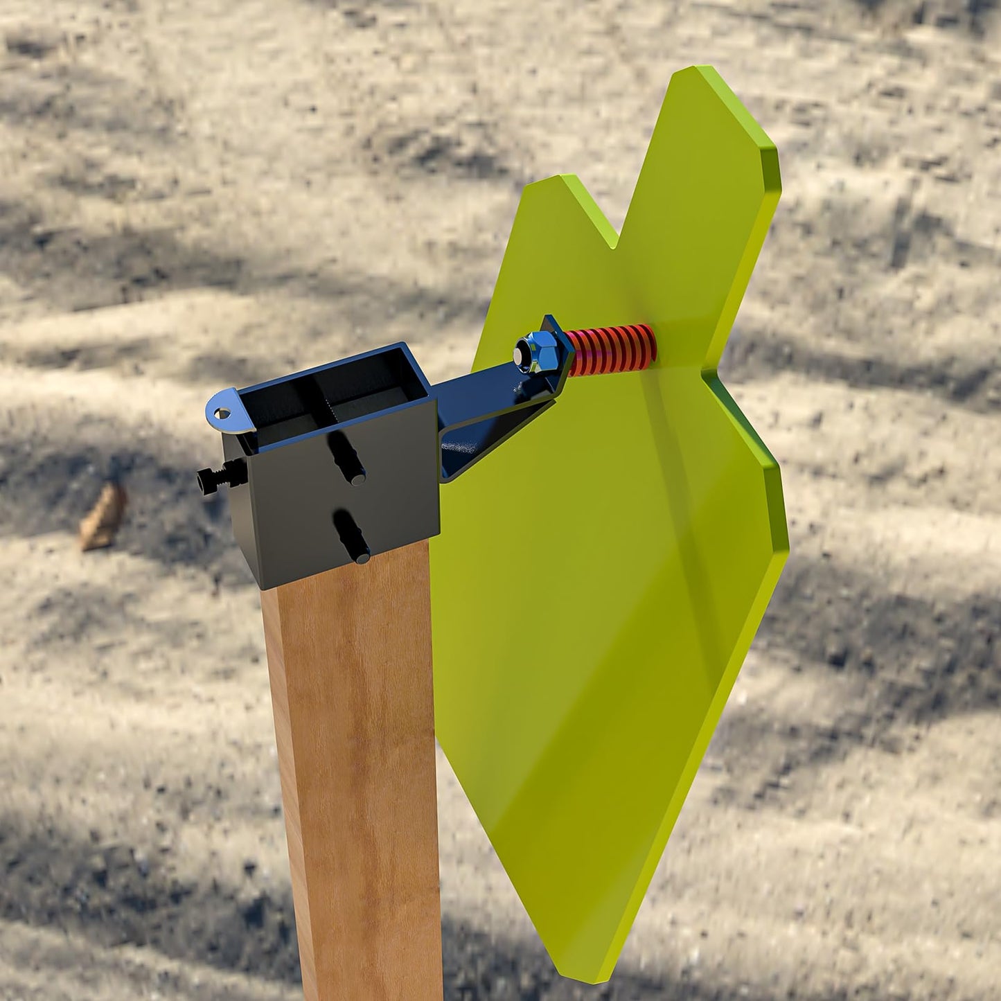 2x4 Steel Target Hanger | AR500 2x4 Shooting Target Stand Brackets | Targets Holders for Shooting | Steel Gong Targets Conversion Adapter for Range | Indoor | Outdoor 1 Pack