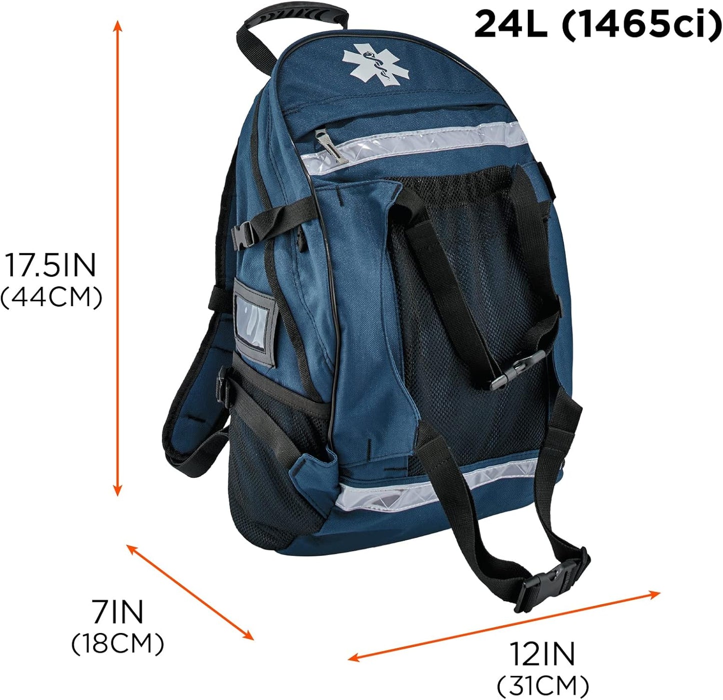 Ergodyne - 13487 Arsenal 5243 Medic First Responder Trauma Backpack Jump Bag, Blue