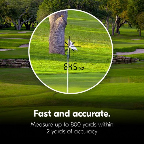 Nikon COOLSHOT 20 GIII Golf Rangefinder | Rainproof Laser rangefinder with Locked On Quake and 5 Year Warranty | Official Nikon USA Model