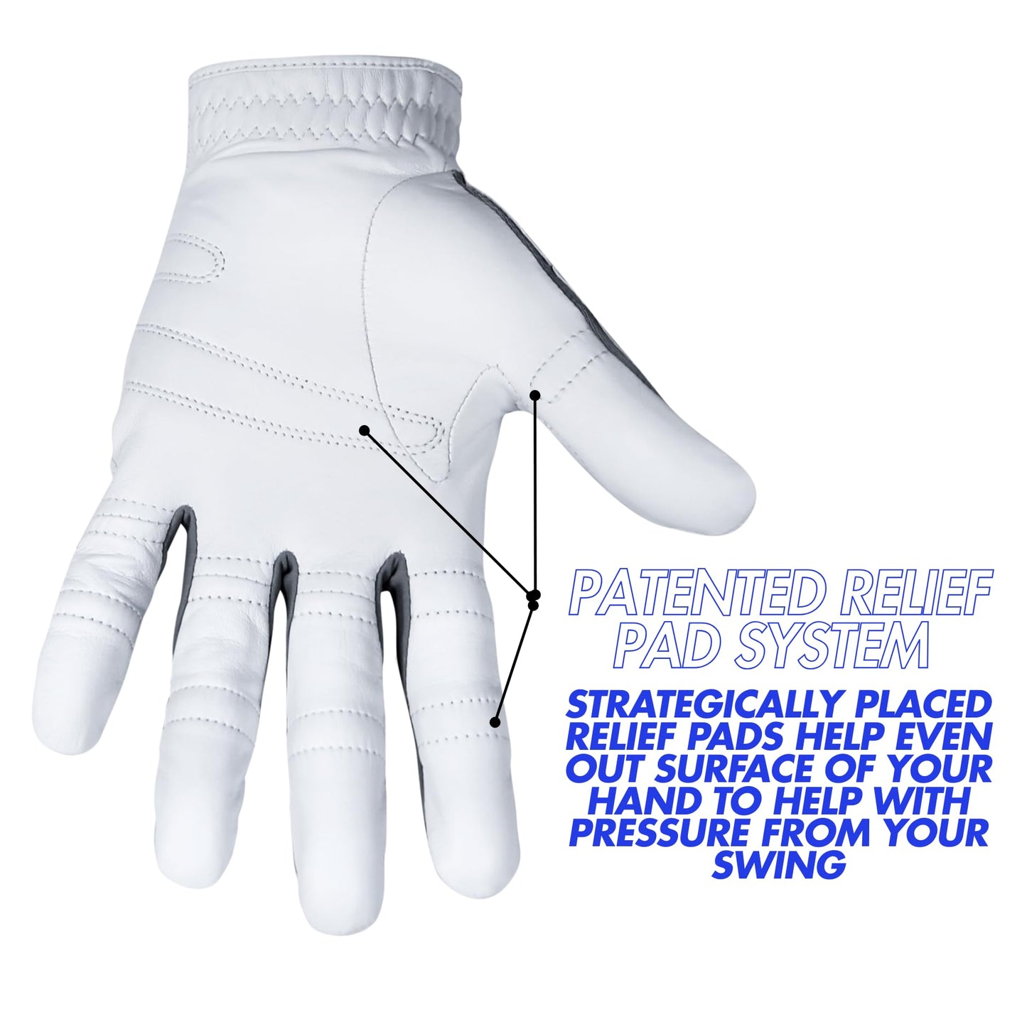 Bionic Men's Performance Grip Pro Premium Leather Golf Glove (2X-Large, Left)