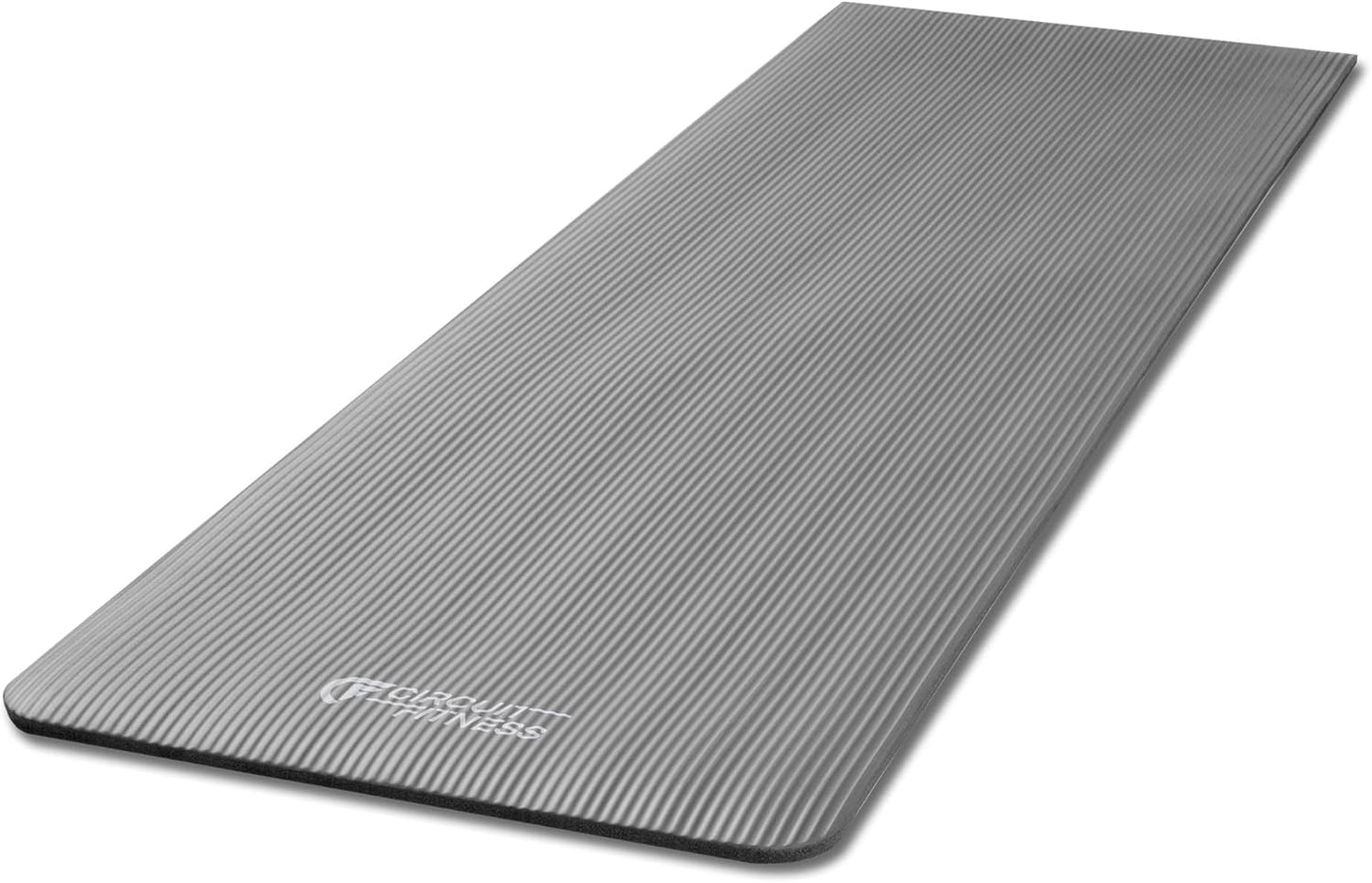 Circuit Fitness by Marcy Non-Slip Multi-Purpose Exercise Yoga Mats with Carrying Strap Multi-Thickness, Multi-Color Options