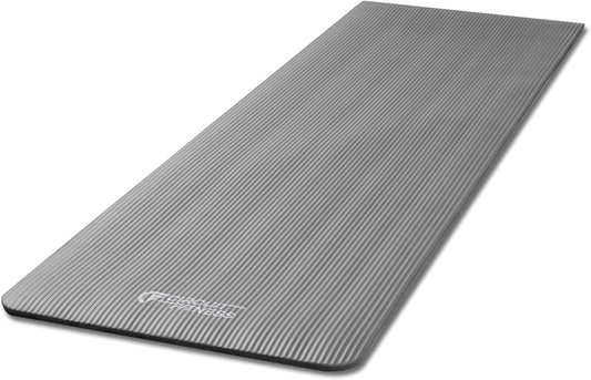 Circuit Fitness by Marcy Non-Slip Multi-Purpose Exercise Yoga Mats with Carrying Strap Multi-Thickness, Multi-Color Options