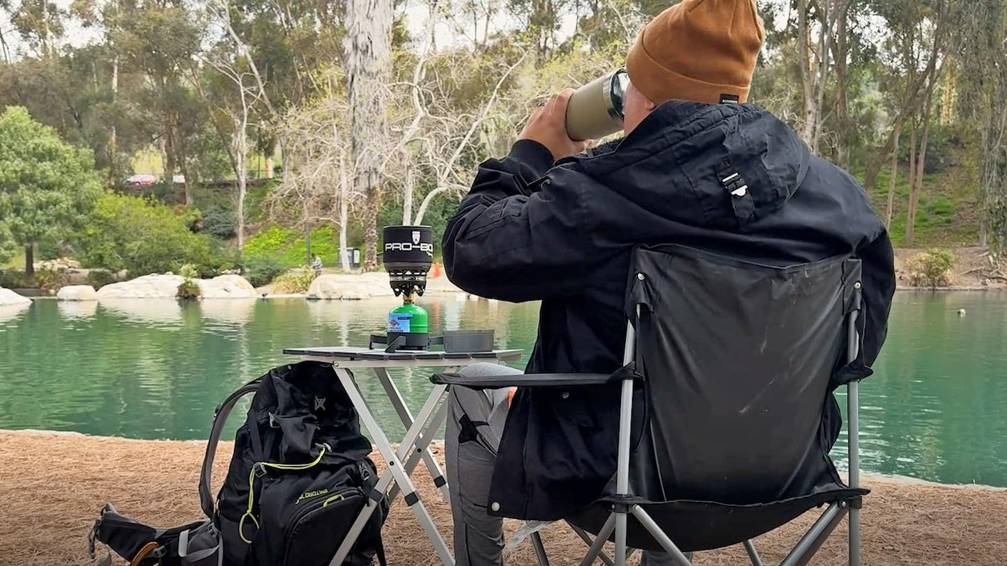 Flame King 1/2LB Propane Tank, Refillable and Empty Cylinder for Small Propane Lamps, Lanterns and Camp Stoves