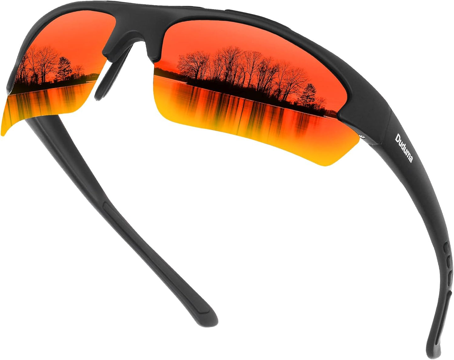 Polarized Sports Sunglasses for Men - Lightweight Tr62 Frame for Fishing, Cycling, Golf & Running