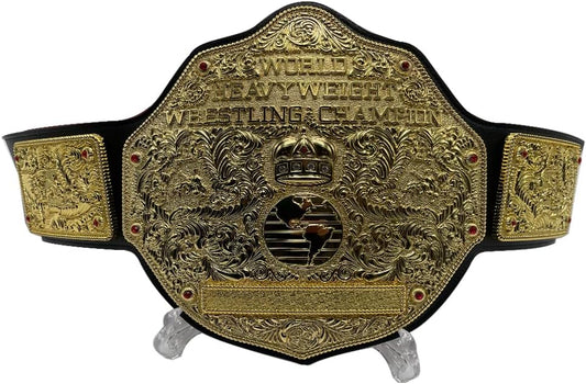 Adult Replica Big Gold Wrestling Championship Belt Title
