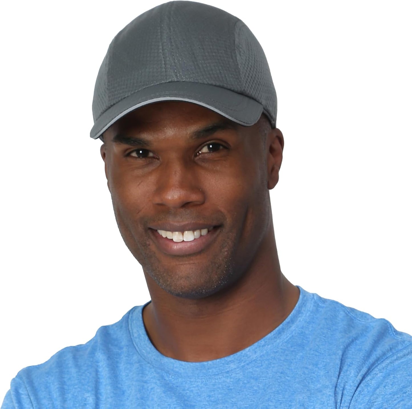 TrailHeads Performance Mens Running Hat - Lightweight, Quick Dry Workout Hats for Men - Athletic Sports Cap for Tennis, Gym