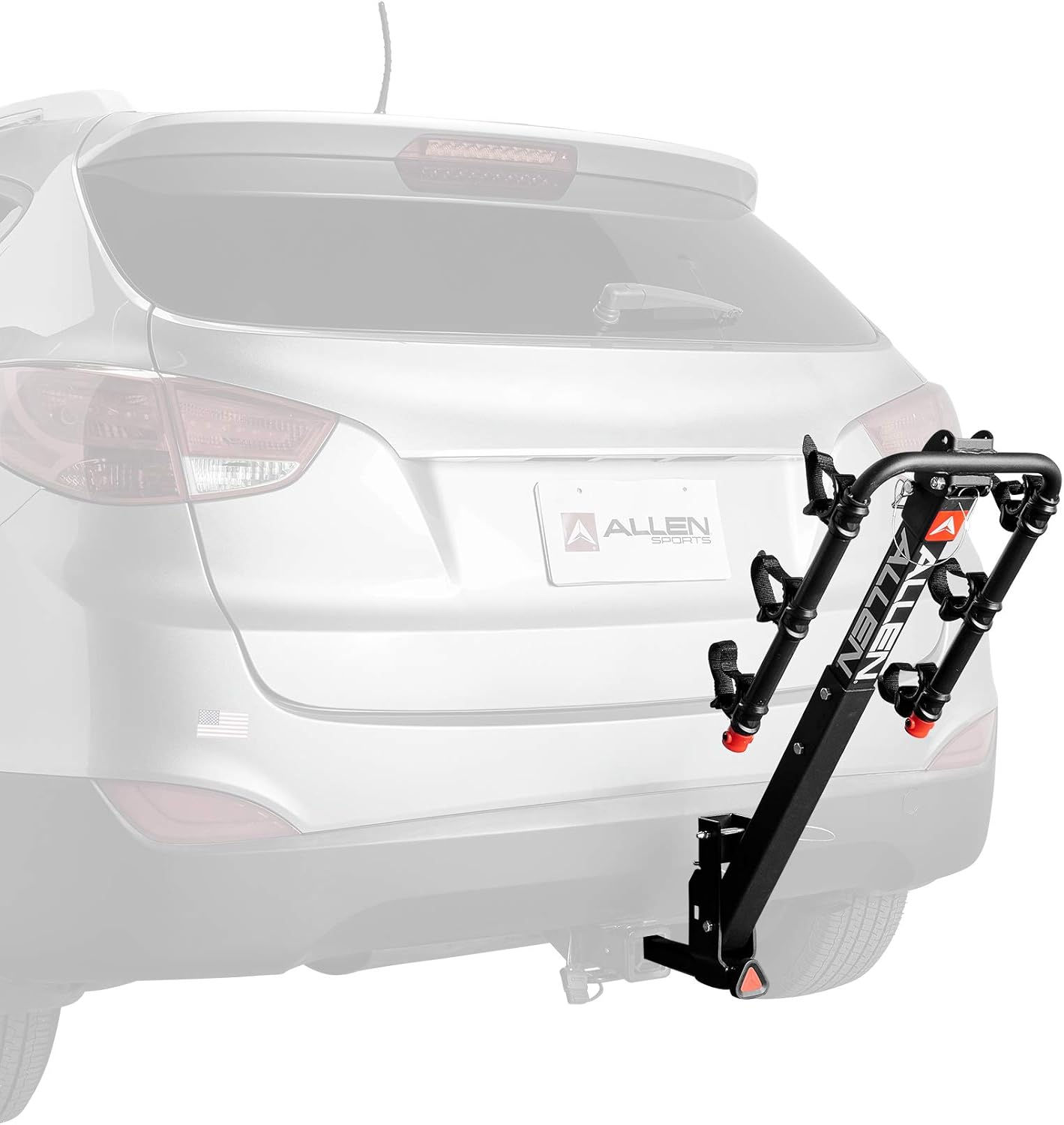 3-Bike Hitch Rack for 1.25" & 2" Hitches - Allen Sports Durable Bike Carrier