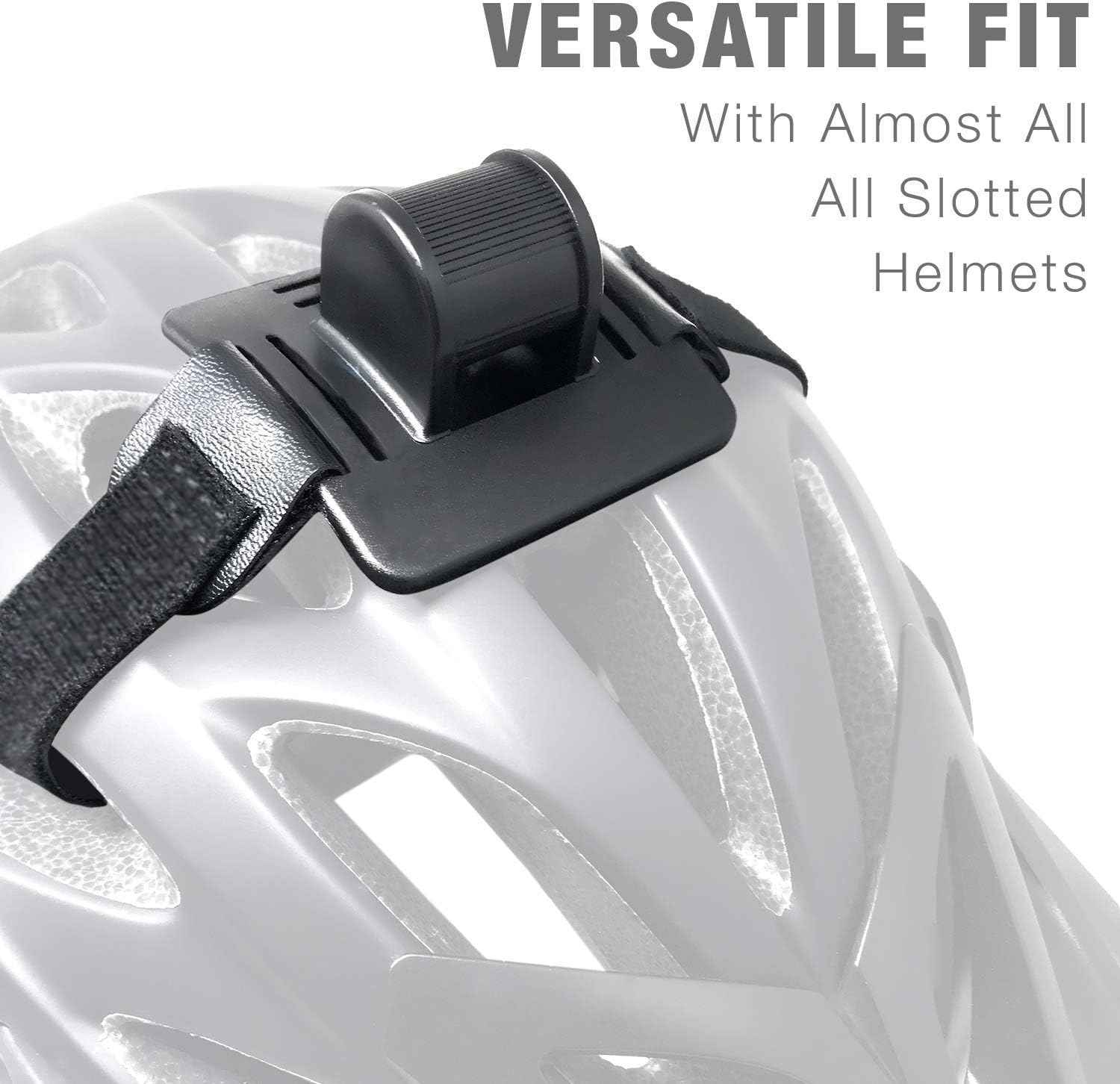 Night Provision Bike Light Helmet Mount for Cree LED Lights - Compatible with Gemini, Magicshine, SB1, SB1600, BX-300