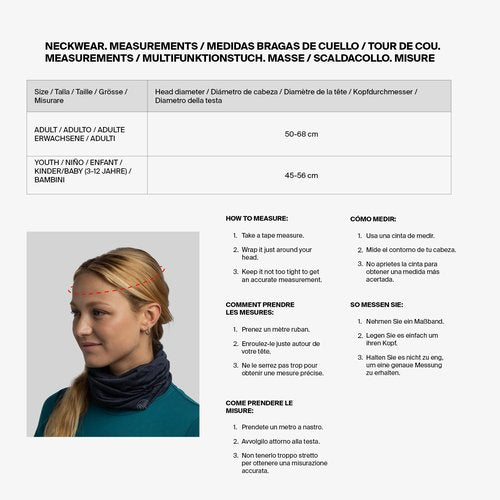 Buff Thermonet ThermoNet® Unisex Neck Warmer Multifunctional Scarf, Multicoloured 2-enphi Multi, Talla única