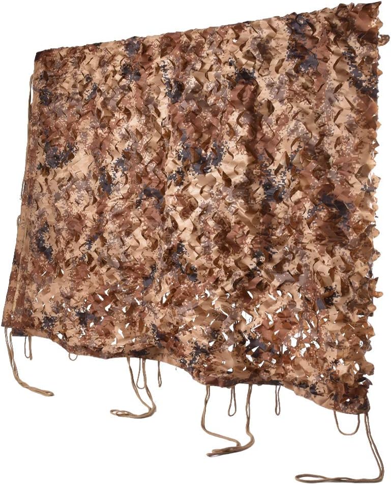 HYOUT Camo Netting Camouflage Net Bulk Roll for Hunting Blinds Ghillie Sunshade, Camping, Military Party Decoration