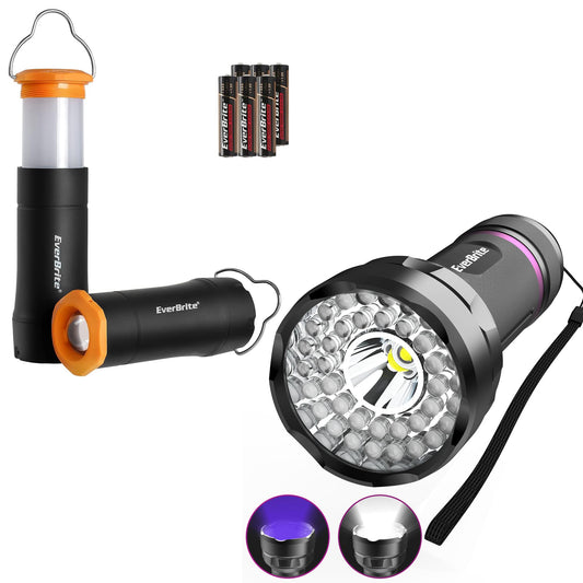 EverBrite 2-in-1 Mini Lanterns and LED UV&White Light Flashlight