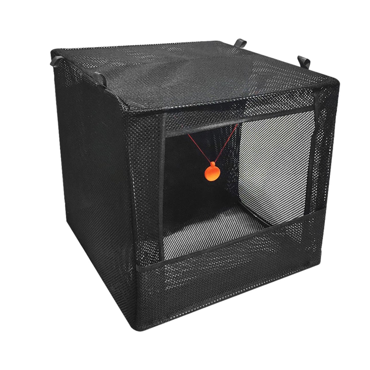 Amagogo Target Box Slingshot Target Catcher Box for Hunting Training Folding Storage Box Stainless Steel Frame Slingshot Target Box