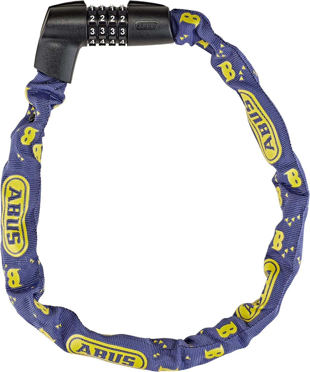 ABUS Chain Lock Tresor 1385, Combination Lock, Made of Hardened Steel, 7 mm Square Chain, ABUS Security Level 7