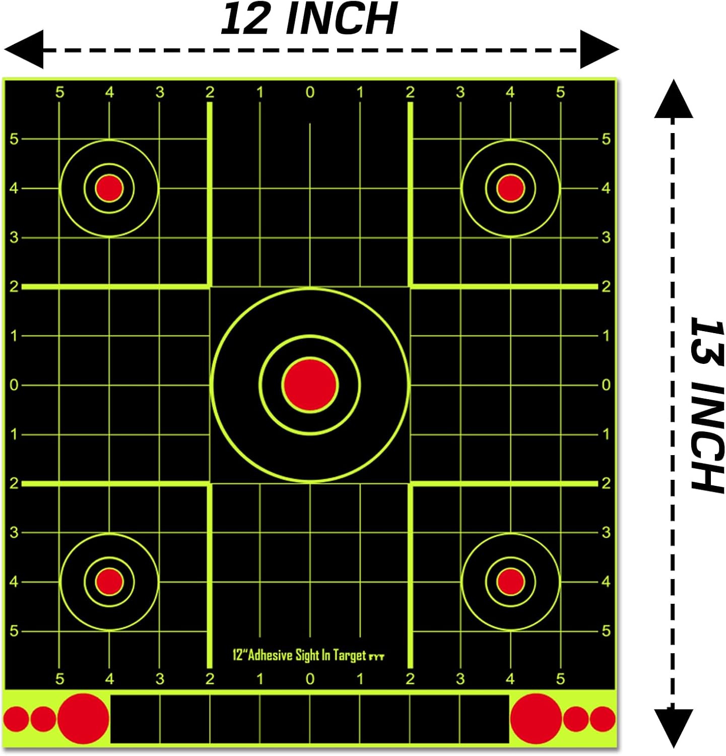 ATFLBOX 12x12 inch Splatter Paper Targets and Adhesive Target Papers.Shooting Outdoor and Indoor. Rective Shooting Targets for Air Gun - Rifle - Pistol - Airsoft - Air Rifle