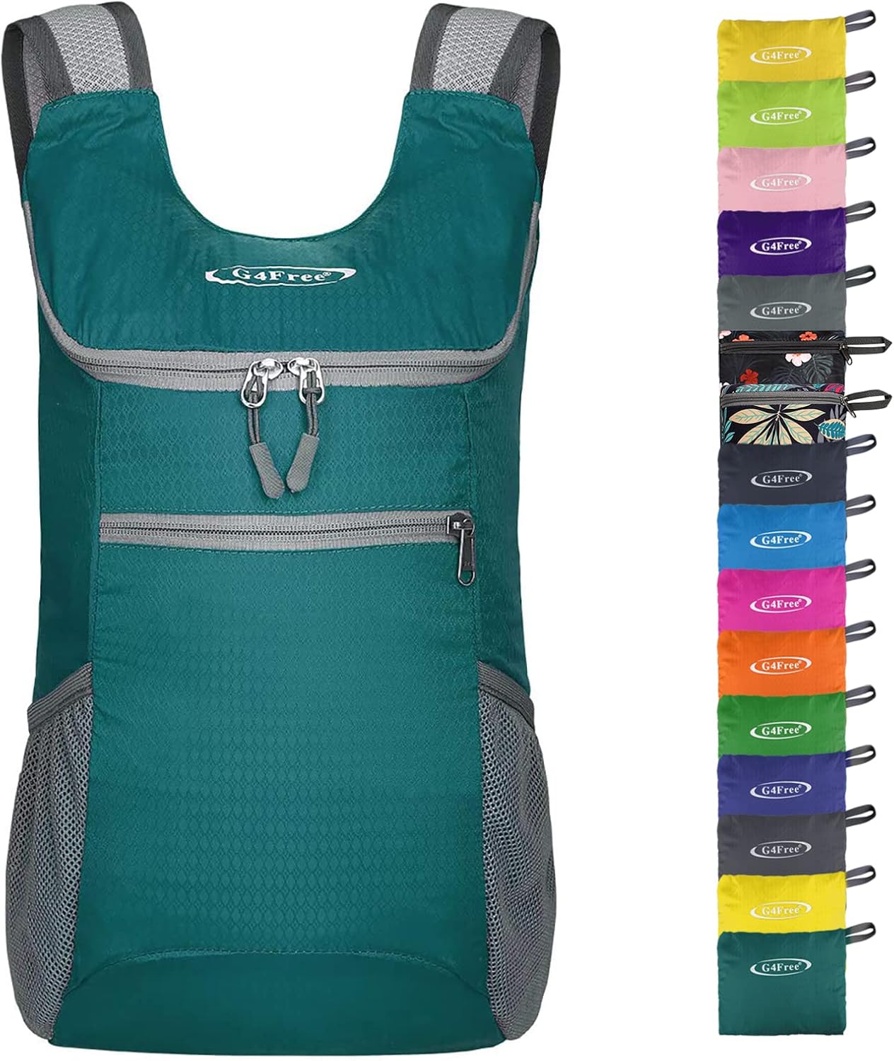 G4Free Lightweight Packable Hiking Backpack for Men Women Small Hiking Daypacks Foldable Shoulder Pack Casual Outdoor Bag 11L