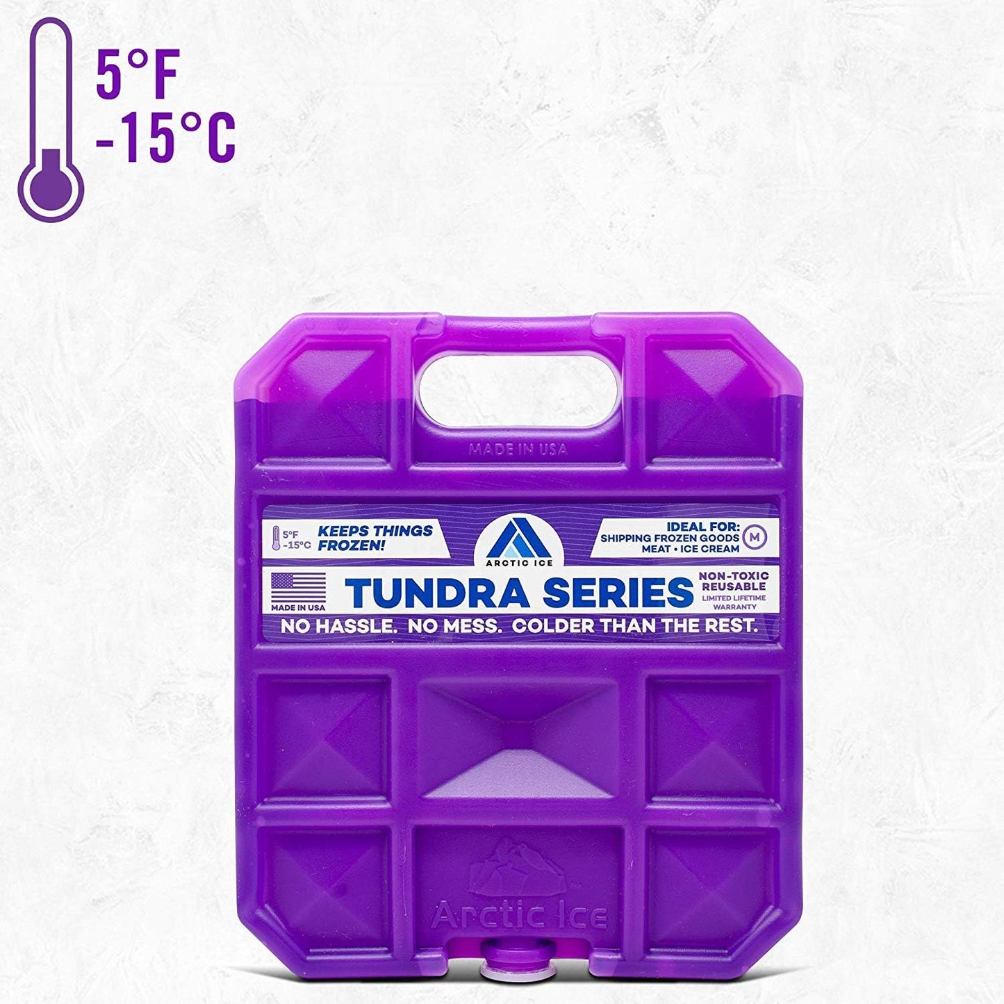 Arctic Ice Tundra Series Reusable Ice Pack - 5°F Cooling for Long-Lasting Cooler Use