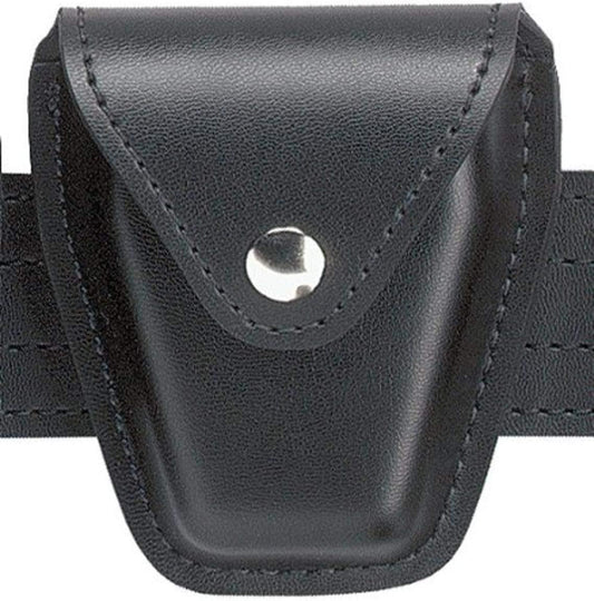 Safariland Duty Gear Bianchi 190-2-2: Handcuff Pouch Top Flap, Plain, Black