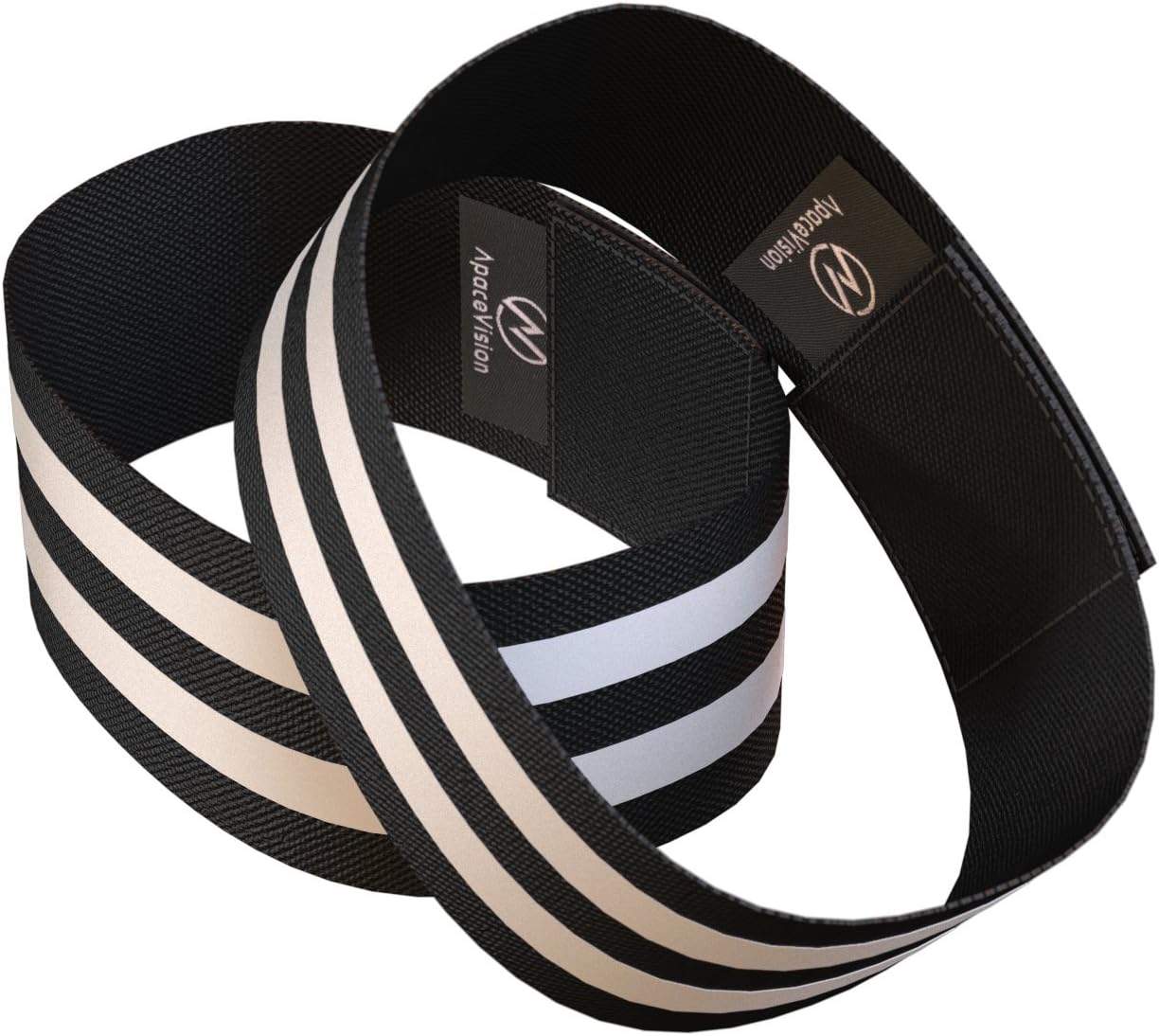 Reflective Ankle Bands (4 Bands/2 Pairs) | High Visibility and Safety for Jogging/Cycling/Walking etc | Works as Wristbands, Armband, Leg Straps | Accessories for Sports/Running Gear