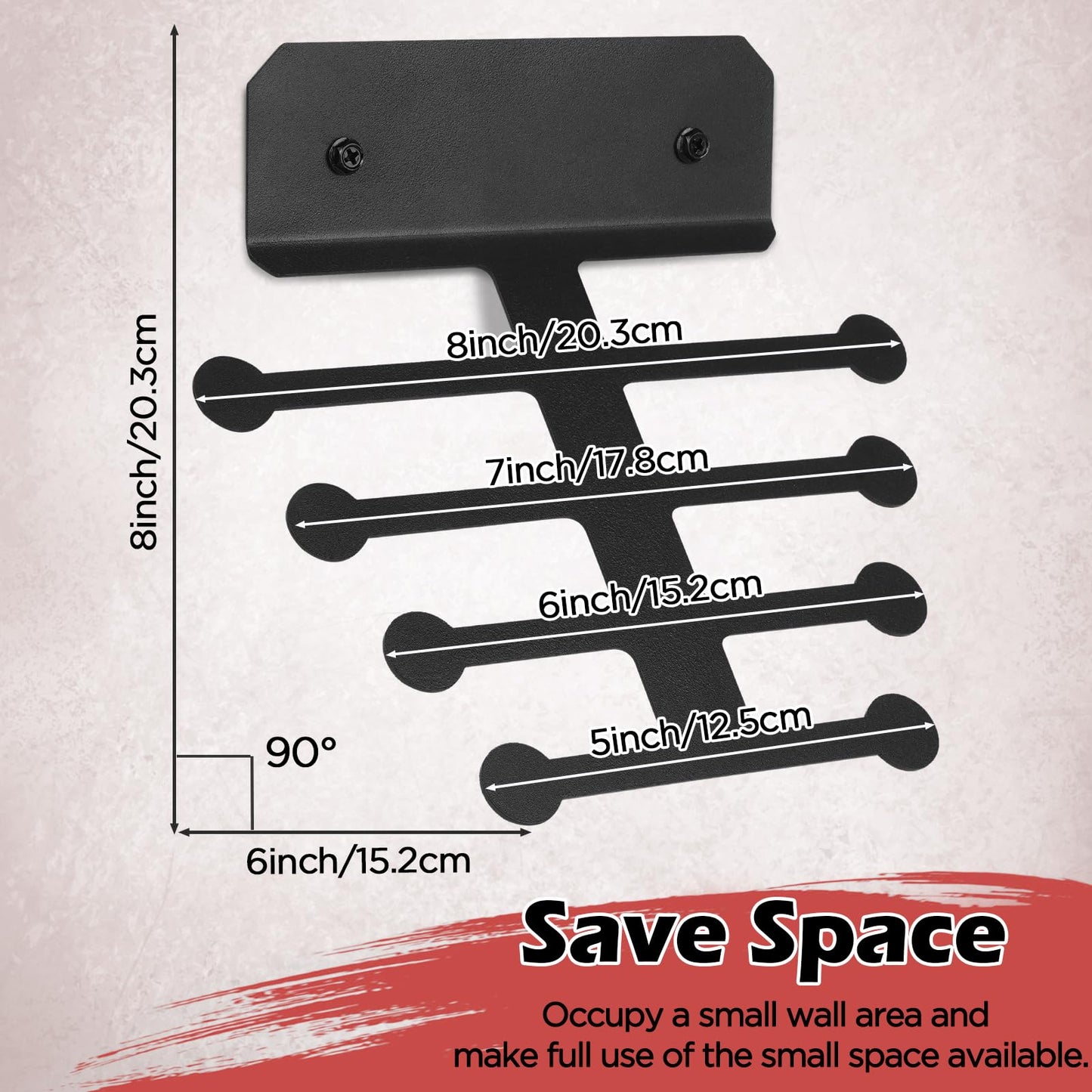 Jurtmy Resistance Rack Band Storage Hanger Gym Equipment Organizer, Multi Purpose Gym Equipment Storage Rack for Home, Chains,Weight Lifting Bands,Gym Accessories