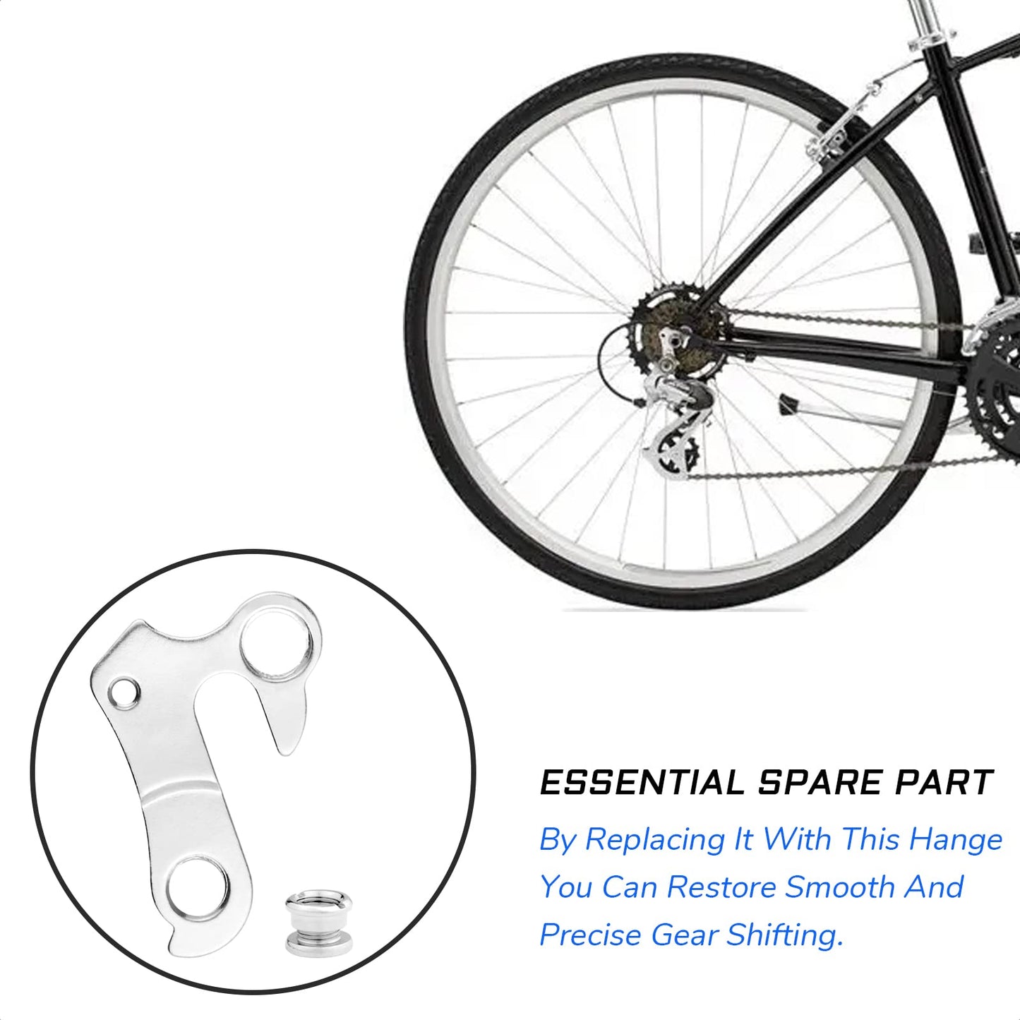 KIEVODE Derailleur Hanger for Giant Boulder, Iguana, Warp, TCX, Cypress, Pistol, STP, Arete, Reign, Glory, Trance, Boulder, Anthem, XTC, Rainier, NRS, VT, ATX, Brass, FCR, Sedona, Kona and More