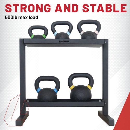 Lifeline Fitness Kettlebell Storage Rack