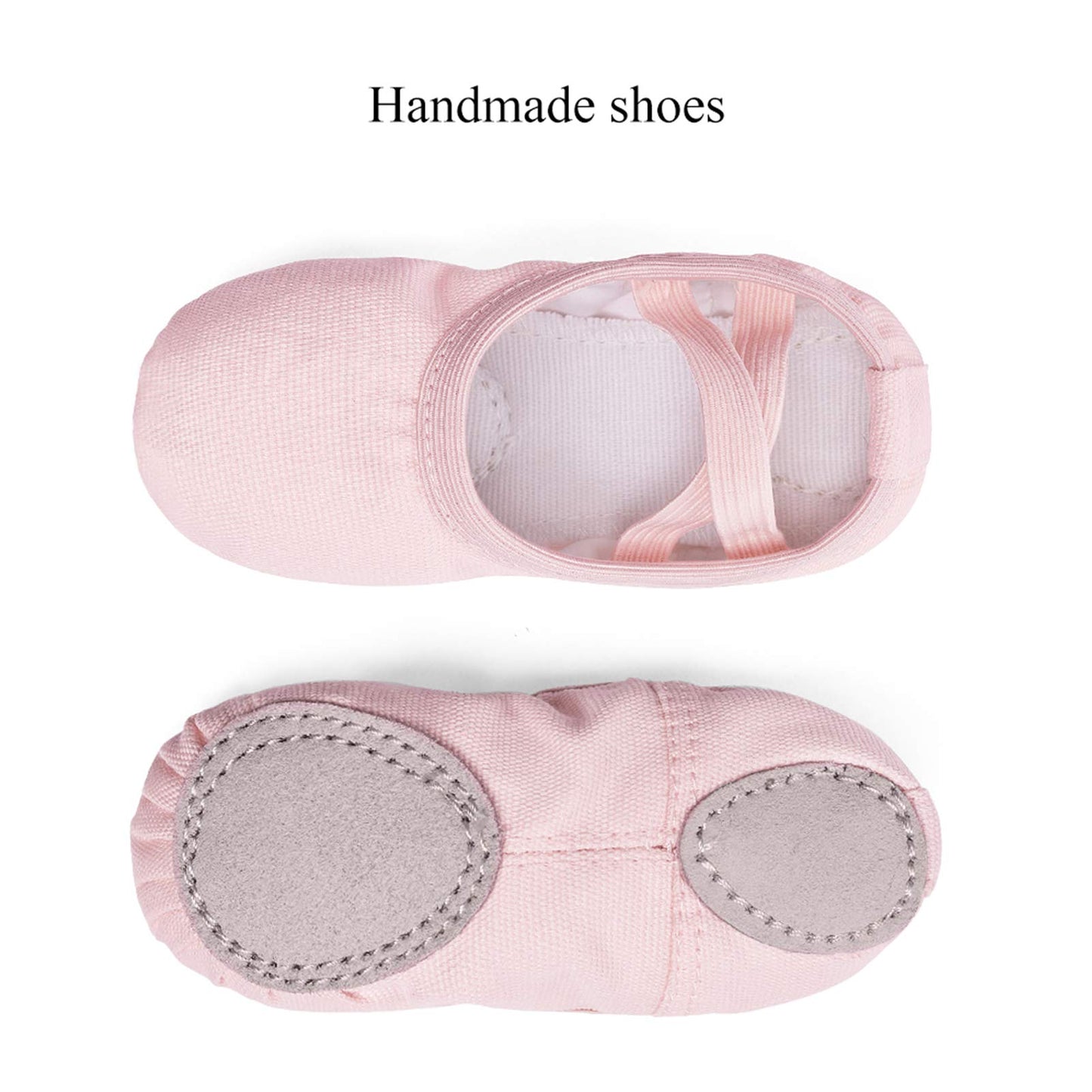 Stelle Canvas Ballet Shoes Toddler Girls Ballet Slippers No-Tie Boys Dance Shoes