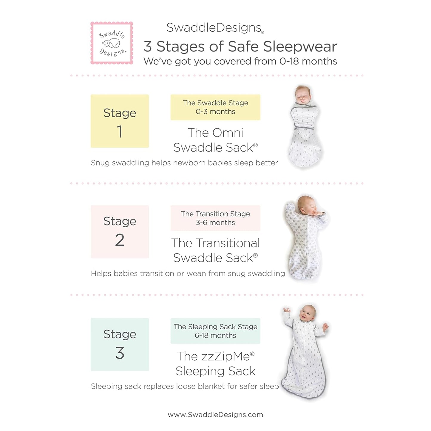 SwaddleDesigns Baby Velvet Sleeping Sack, Pastel Pink with Pink Trim, 12-18 Months, Wearable Blanket with 2-Way Zipper
