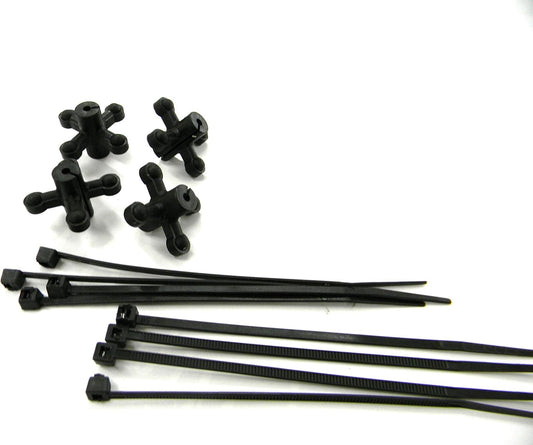 Bowjax 1034 Ultra I Dampener-Pack of 4 (Black)