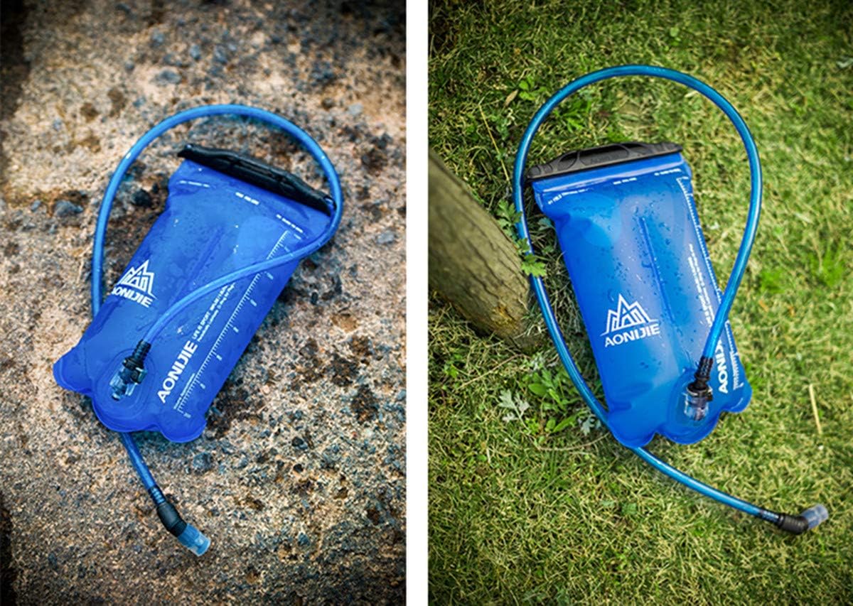 AONIJIE 1L/ 1.5L/ 2L/3L Folding Riding Running Water Bag Outdoor Mountaineering Backpack Drinking Bag (1.5L-TPU)