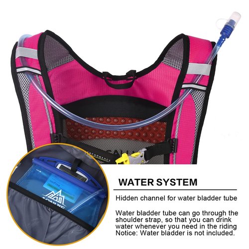 LOCAL LION Cycling Backpack, Small Hiking Backpack, Waterproof Bike Biking Backpacks - Lightweight for Skiing Running 18/25L