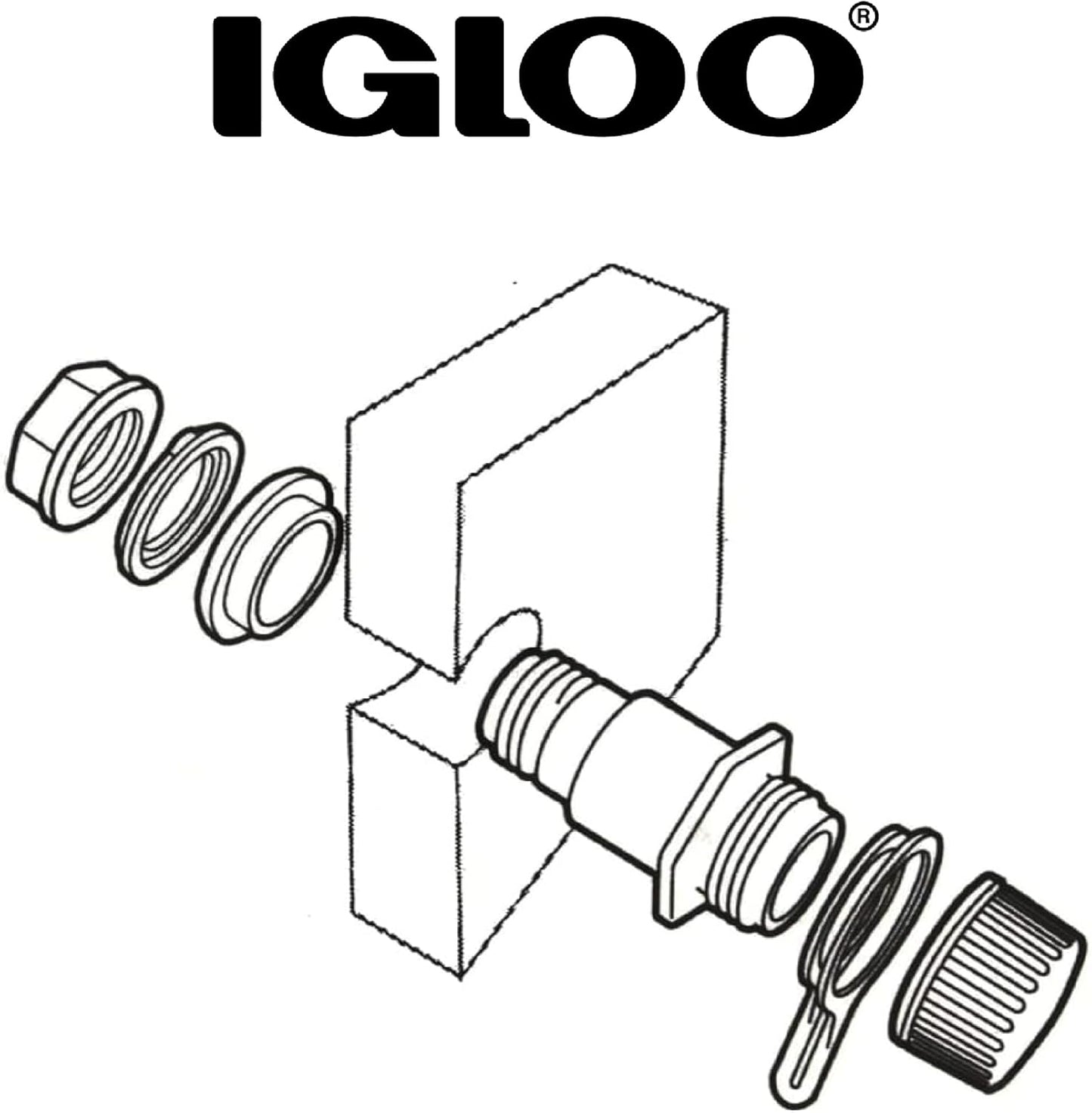 Igloo Replacement Threaded Drain Plug