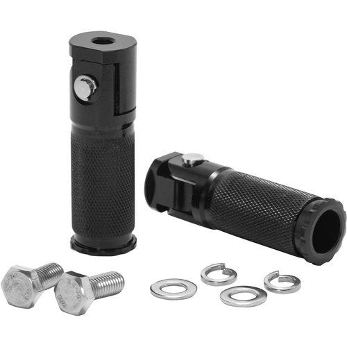 Retrospec Rev Ebike Foot Pegs, Aluminum Retractable Foot Rest Pedals for Electric Bikes Compatible with Retrospec Valen Rev 2 Ebikes