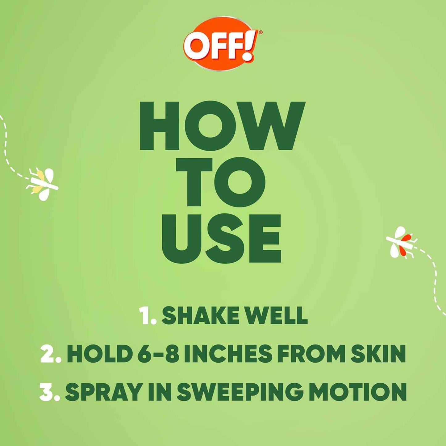 OFF! Deep Woods Mosquito & Tick Repellent Spray - 4 Oz, Non-Greasy, 2 Pack