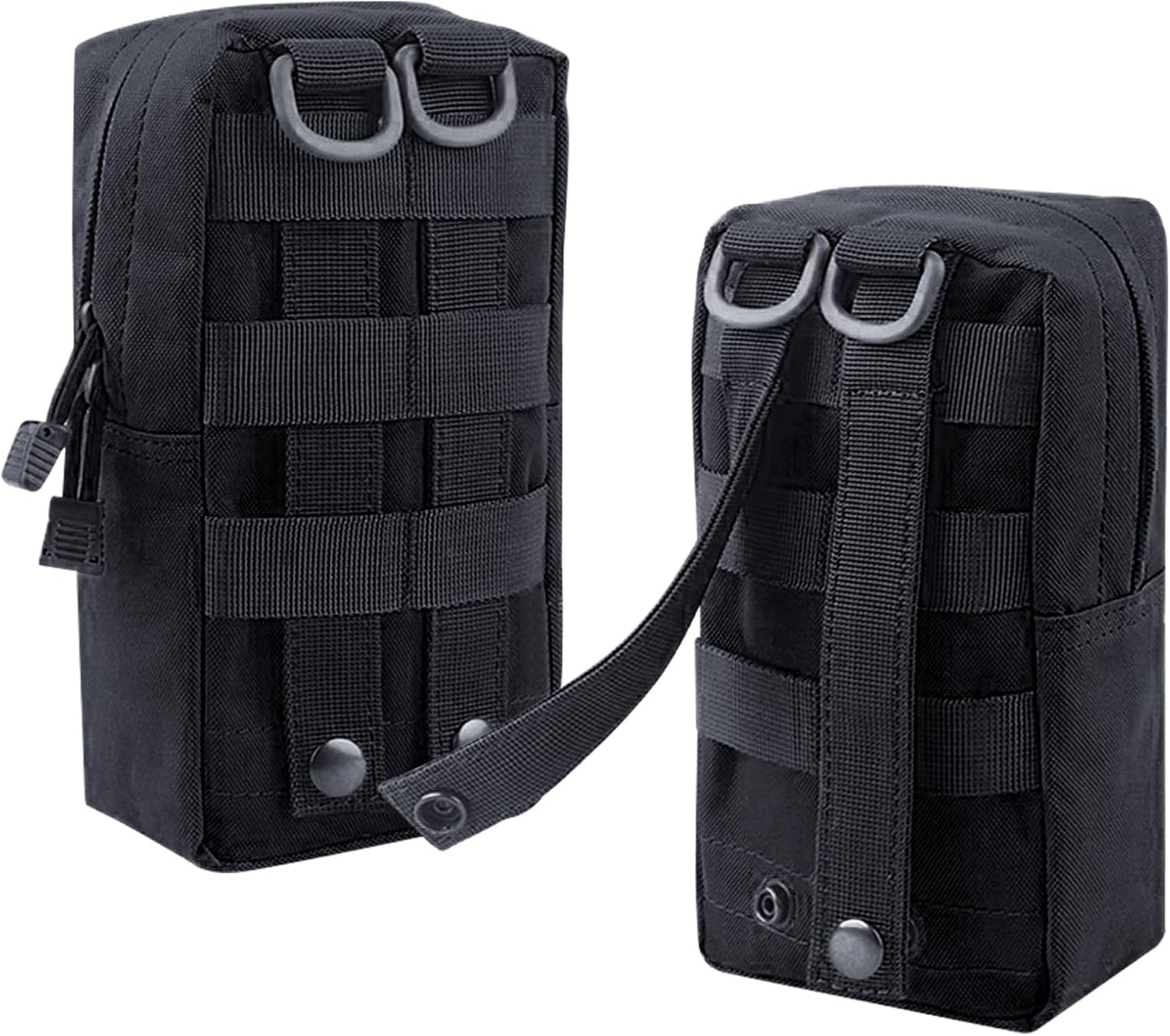 FUNANASUN 2 Pack Molle Pouches Tactical Pouch Small Molle Pouch Compact Water-Resistant EDC Pouch Molle Bag