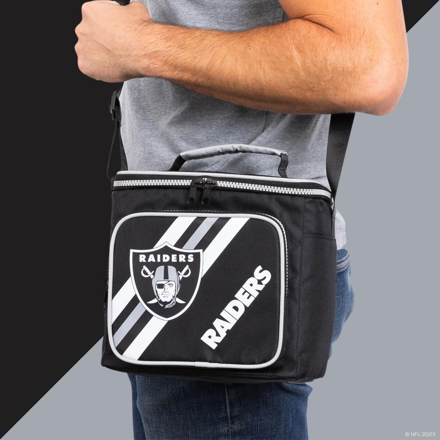 Igloo Las Vegas Raiders Square Lunch Cooler Bag