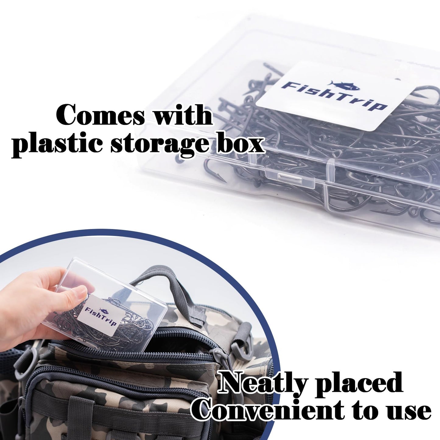 FishTrip 90-Degree Jig Hooks Fishing - 100pcs Aberdeen Long Shank Hook Jig Maker for Freshwater Saltwater Fly Tying 4#