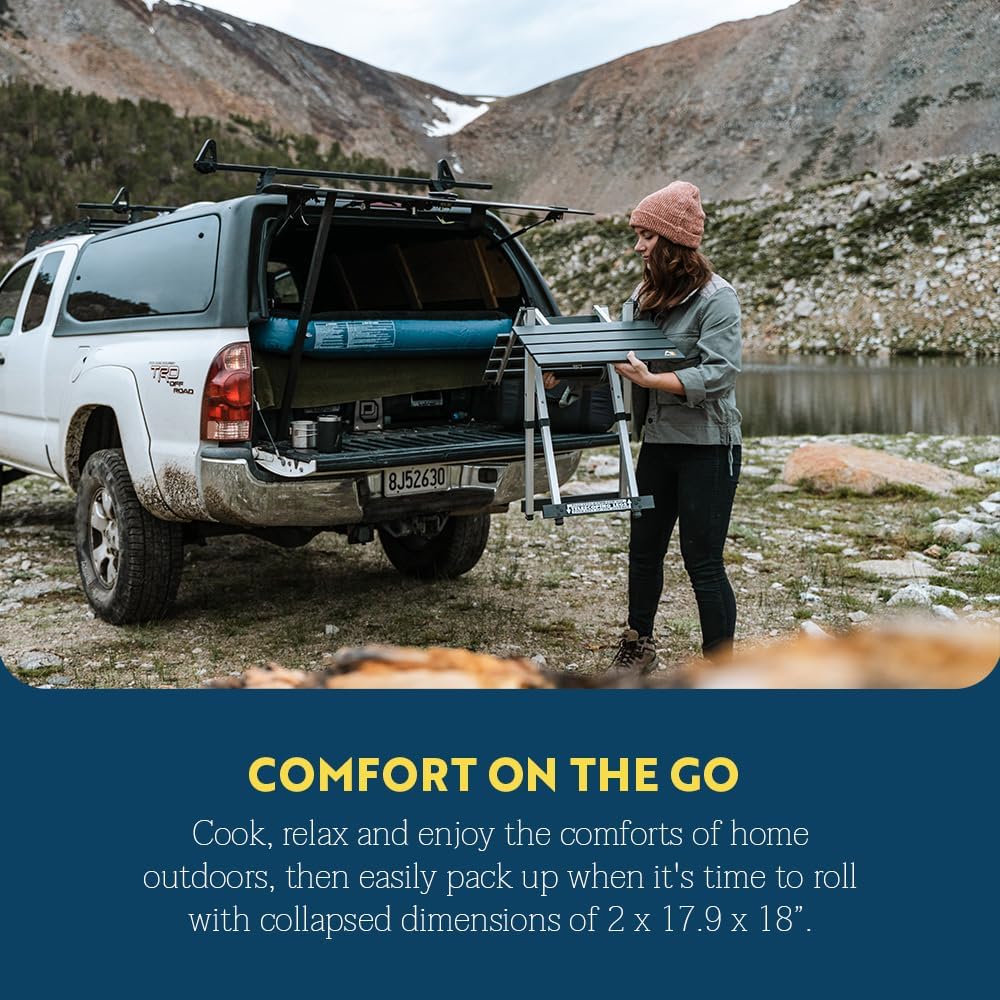 Portable GCI Outdoor Folding Table - Lightweight, Compact, Ideal for Camping & Picnics