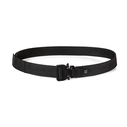 5.11 Tactical Maverick 1.5" Tactical Belt, Premium Nylon Webbing, Hook and Loop Adjustment, Black, 2-XL, 56804