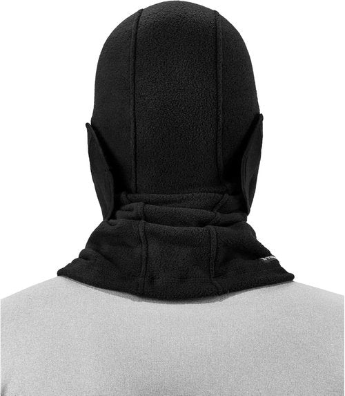 Ergodyne N-Ferno 6970 Balaclava with Detachable Heat Exchanger Face Mask, Winter Ski Mask, Black