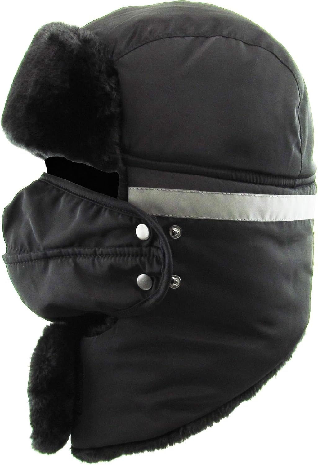 Hi Viz Trapper Warm Workwear Cold Windproof Winter Aviator Trooper Hunting Hat Ushanka Bike
