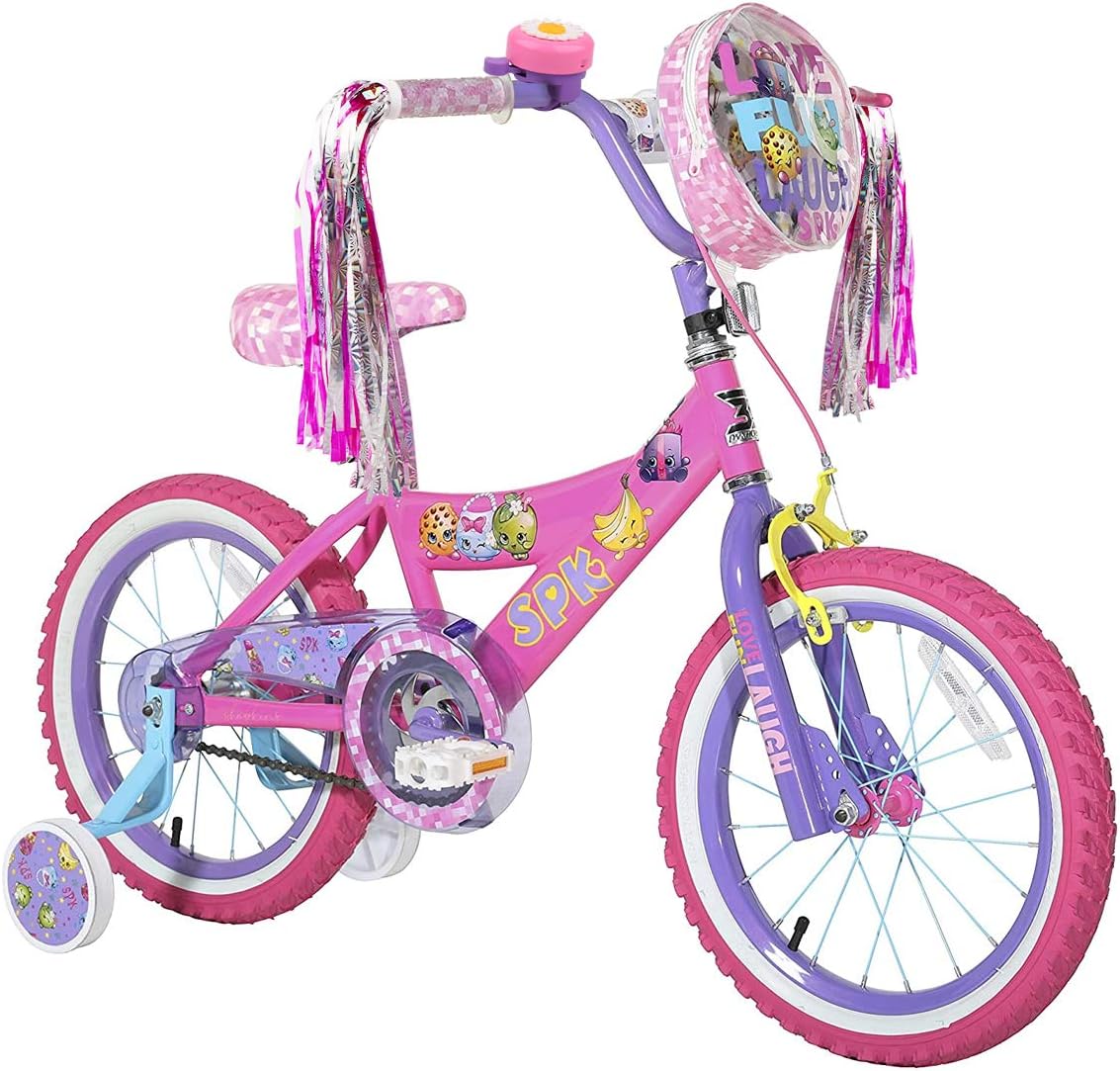 U-LIAN Kids Streamers and Bike Bell for Girls-1 Pack Flower Bicycle Bell with 2 Pack Handlebar Streamers Scooter Tassels for Children's Bike Accessories