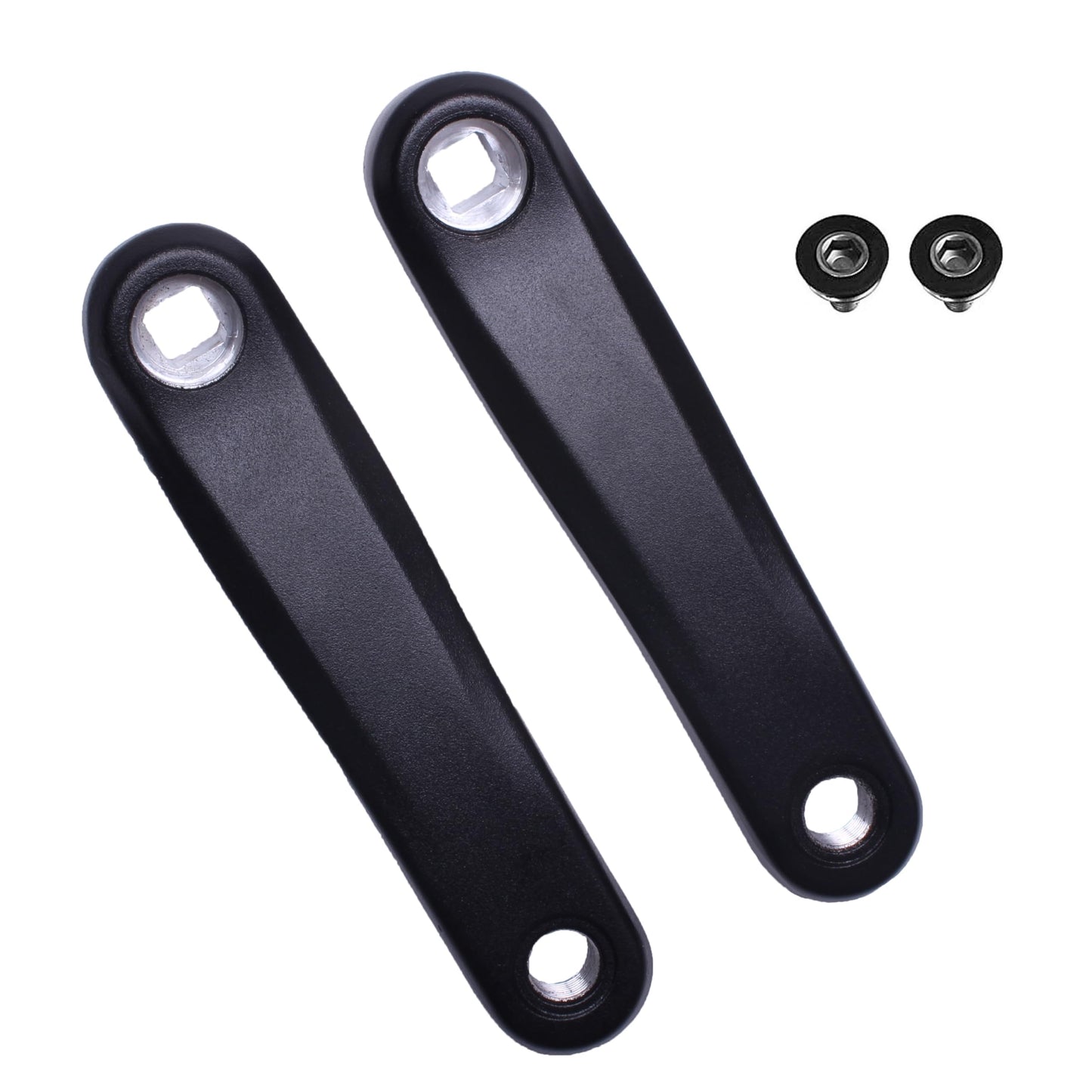 Alps2Ocean Ebike Square Hole Crank Arm,127MM/140MM/152MM/160MM/165MM/170MM/175MM Forged Alloy 6061 Bike Crank Arm for Ebike,Mid Mounted Motor,Torque,Electric Bicycle
