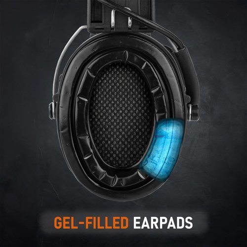 Sordin ACE Schakal Electronic Capsule Hearing Protectors - for Hunting & Shooting Sports - Green Headband & Green Capsules