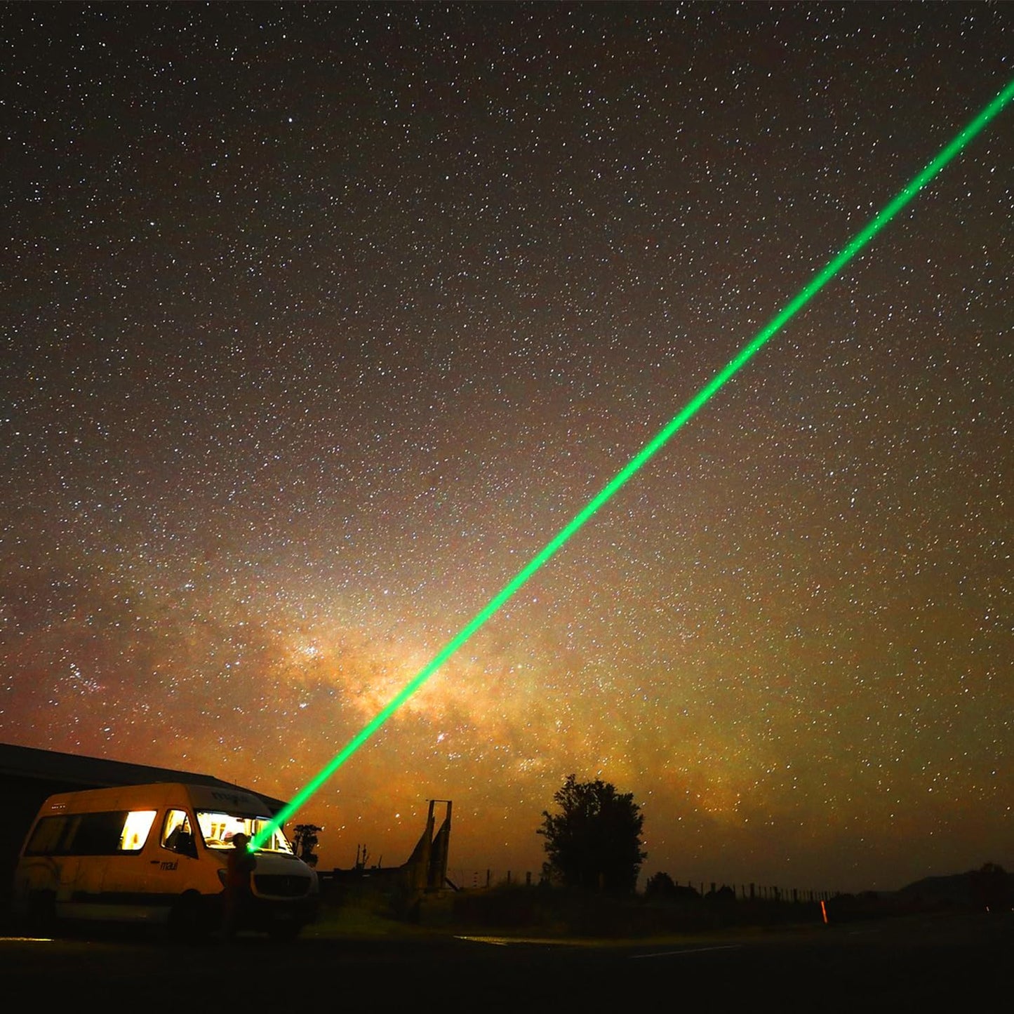 MIPREZT [Professional] Rechargeable Green Line Light Flashlight Long Distance Range for TV/LED/LCD Screens Tactical Flashlights Presentation Office/Outdoors/Astronomic/Construction [001]