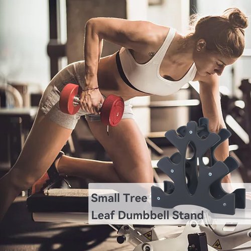 Dumbbell Rack（Without Weight）, 3 Tier 23x22.5x8.5cm Dumbbell Rack PP Triangular Rack Stand Multilevel Weight Holder Storage Accessories for Home Gym Exercise